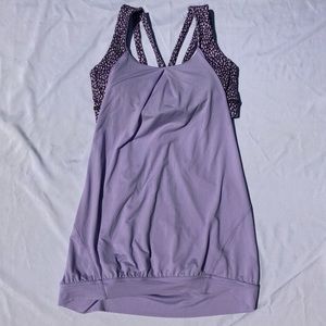 Lululemon 2-in-1 Sports Bra & Tank Top